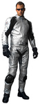Grey Rider Suit Leather Two Pieces